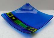 fused and slumped glass (300mm sq)