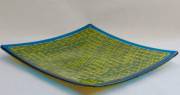 Fused and slumped glass (330mm sq)