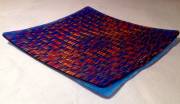 Fused and slumped glass (320mm sq)