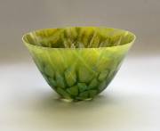 Fused and slumped glass (95mmH x 170mmW) Fused and slumped glass (95mmH x 170mmW)